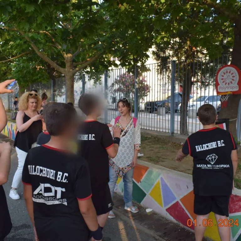 Συμμετοχή στη Γιορτή της άνοιξης του 1ου δημοτικού σχολείου Καλοχωρίου, σε συνεργασία με τον σύλλογο Μπάσκετ "Μέγας Αλέξανδρος Καλοχωρίου"