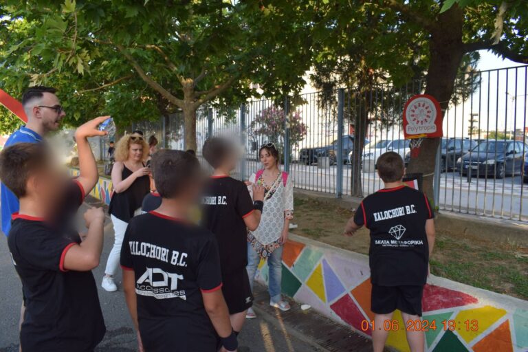 Συμμετοχή στη Γιορτή της άνοιξης του 1ου δημοτικού σχολείου Καλοχωρίου, σε συνεργασία με τον σύλλογο Μπάσκετ "Μέγας Αλέξανδρος Καλοχωρίου"